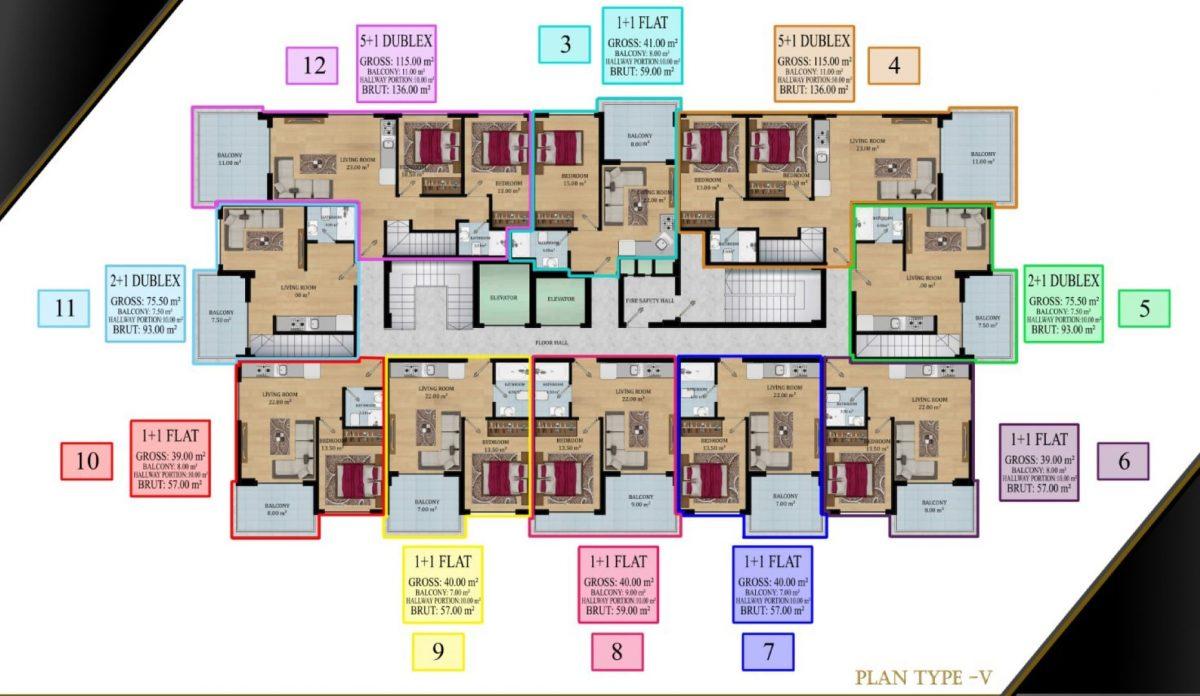 Residential complex with apartments in Loft style, 600m from the beach, Avsallar - Umbrella Group - Photo 8