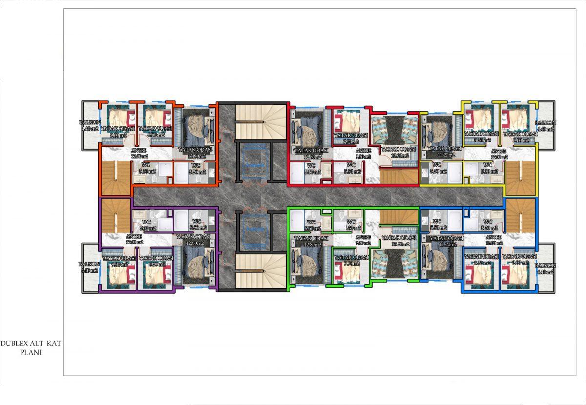 New complex at the initial stage of construction in Mahmutlar area - Umbrella Group - Photo 18