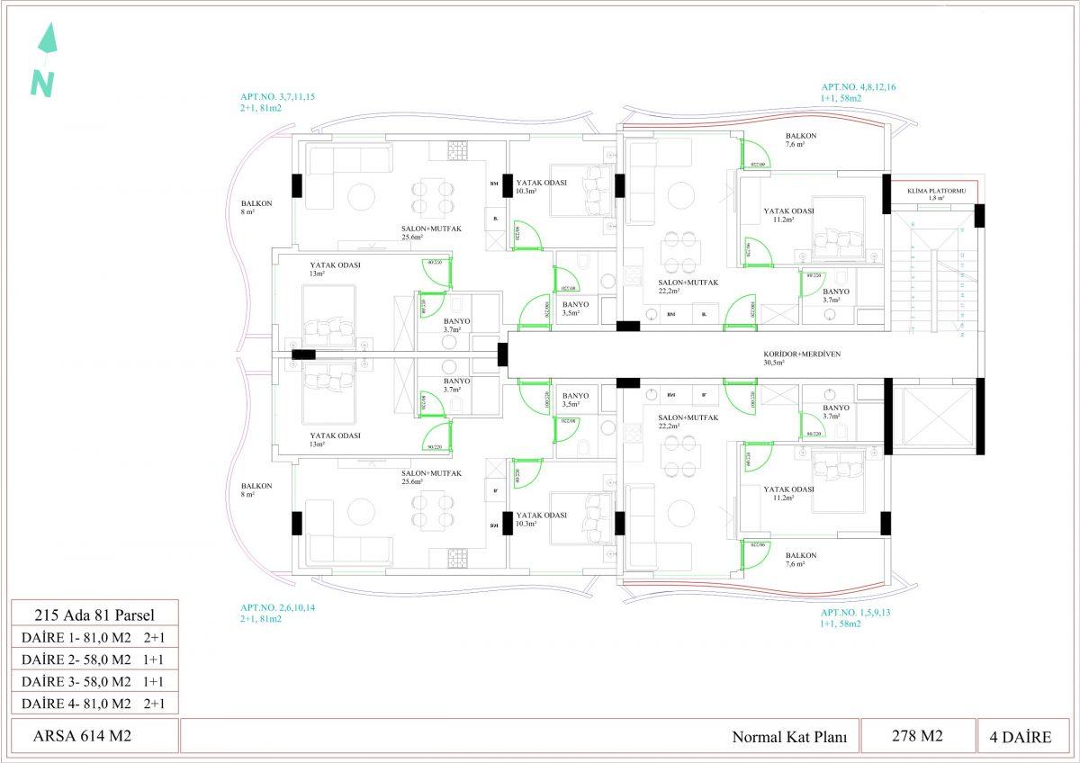 New premium class complex in the center of Alanya - Umbrella Group - Photo 20