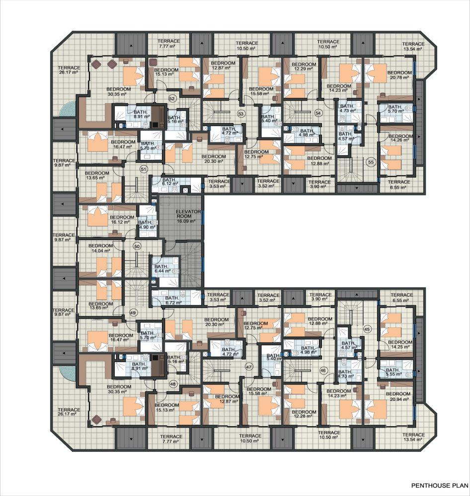 Residential complex with 5 star hotel concept in Kargicak area - Umbrella Group - Photo 31