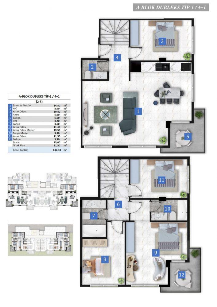 Premium class complex in the most picturesque area of Alanya-Kargicak - Umbrella Group - Photo 24
