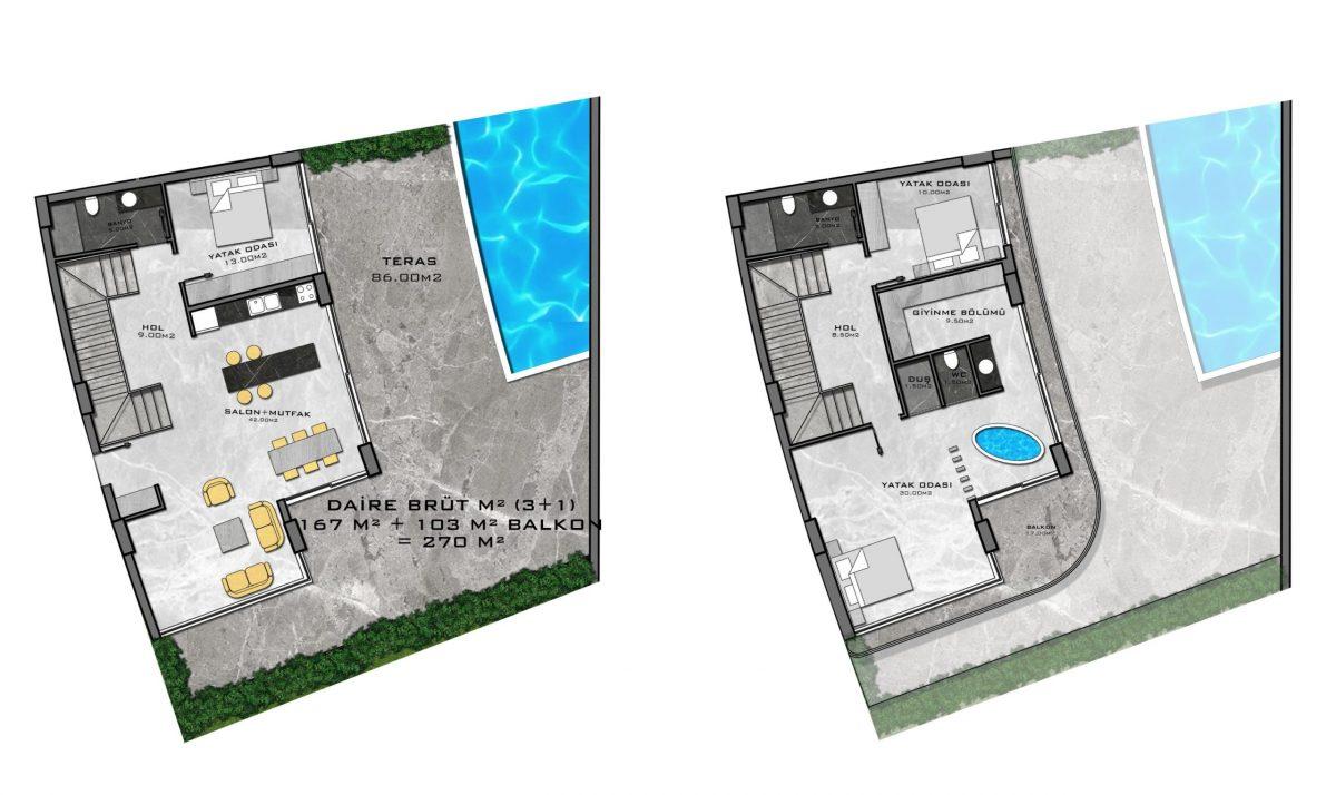 Residential complex of premium class on the seashore, in the Kargicak area - Umbrella Group - Photo 41