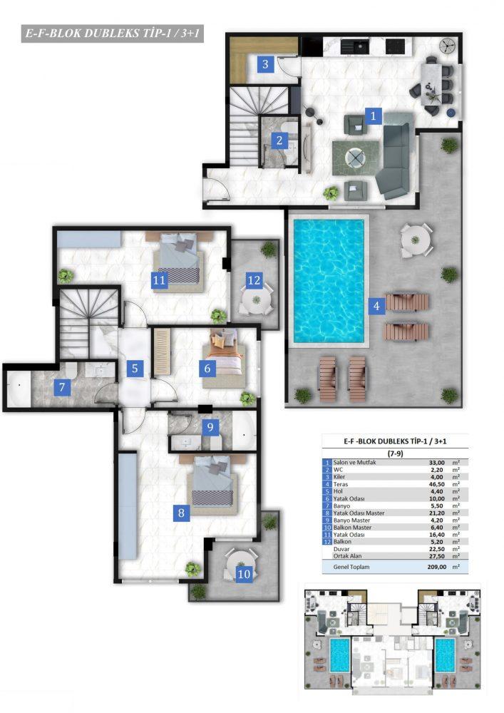 Premium class complex in the most picturesque area of Alanya-Kargicak - Umbrella Group - Photo 41