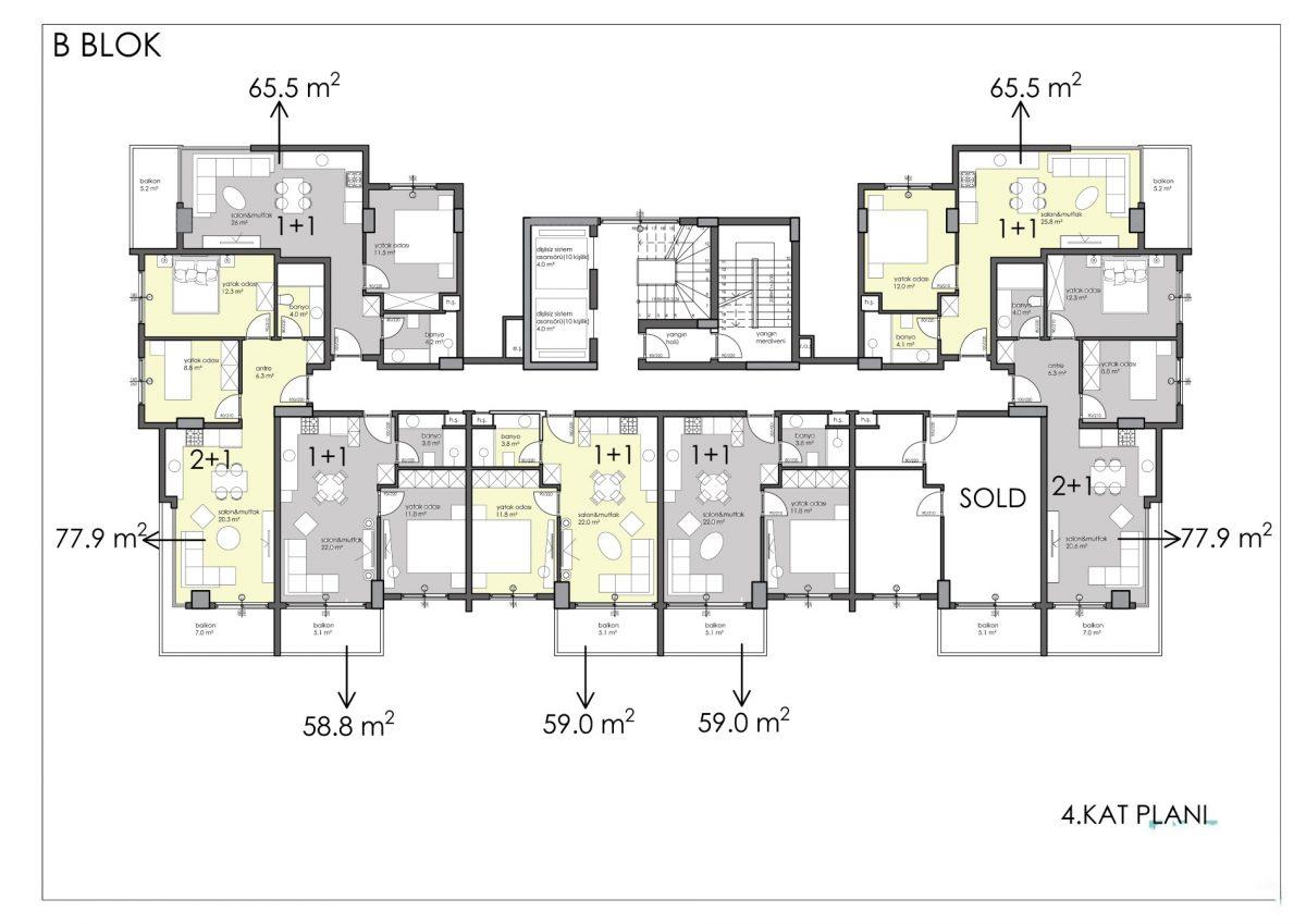 Premium class apartments in the center of Alanya - Umbrella Group - Photo 49