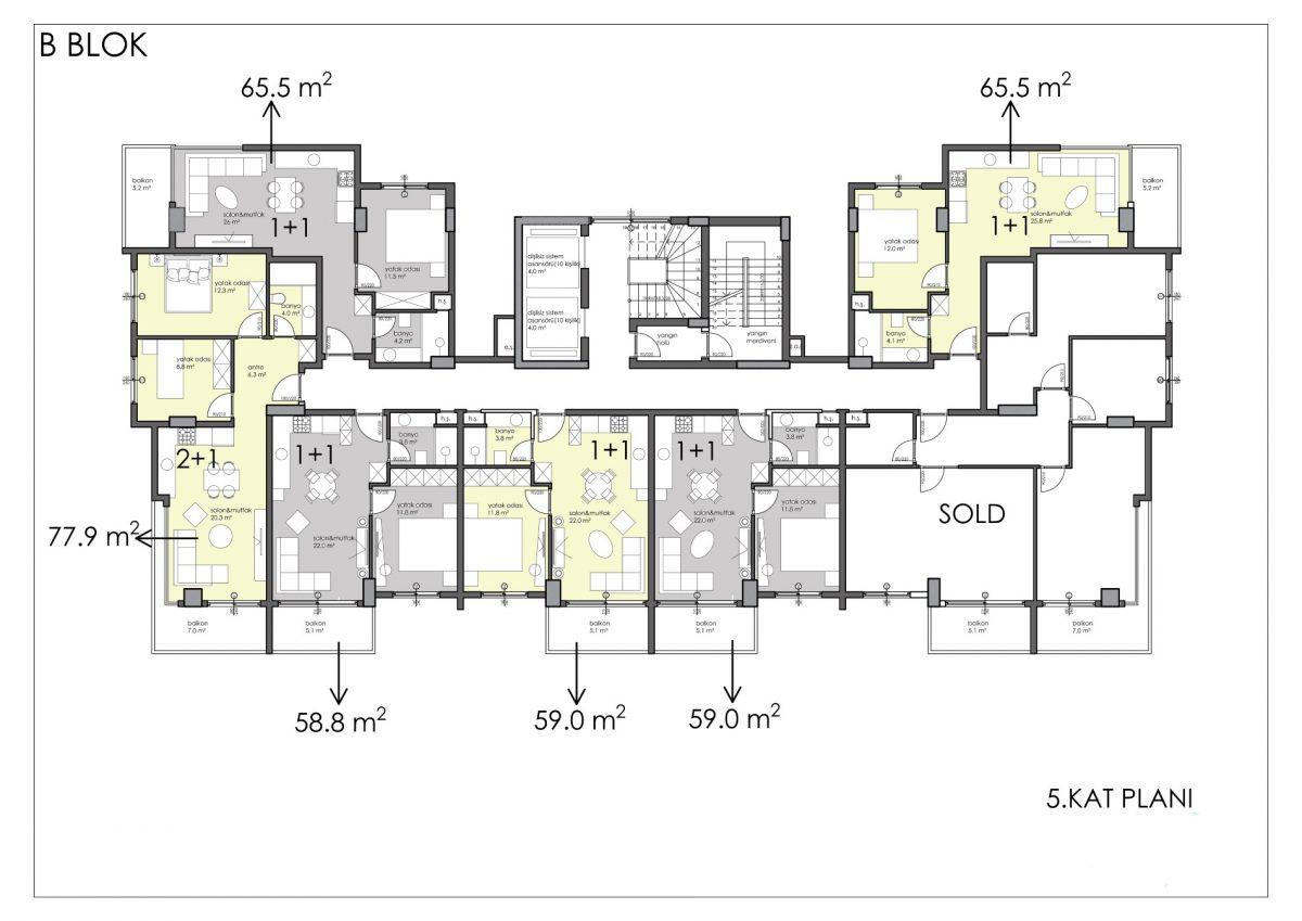 Premium class apartments in the center of Alanya - Umbrella Group - Photo 50