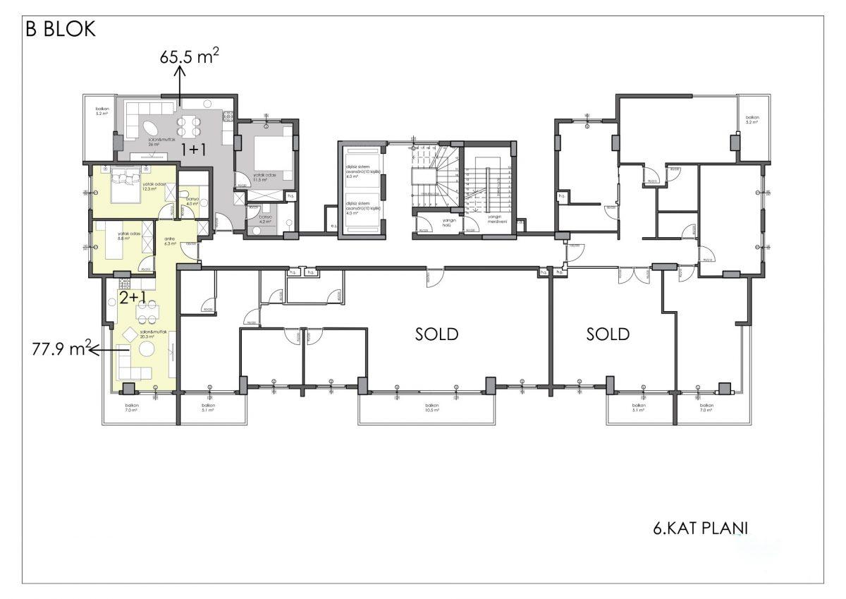 Premium class apartments in the center of Alanya - Umbrella Group - Photo 51