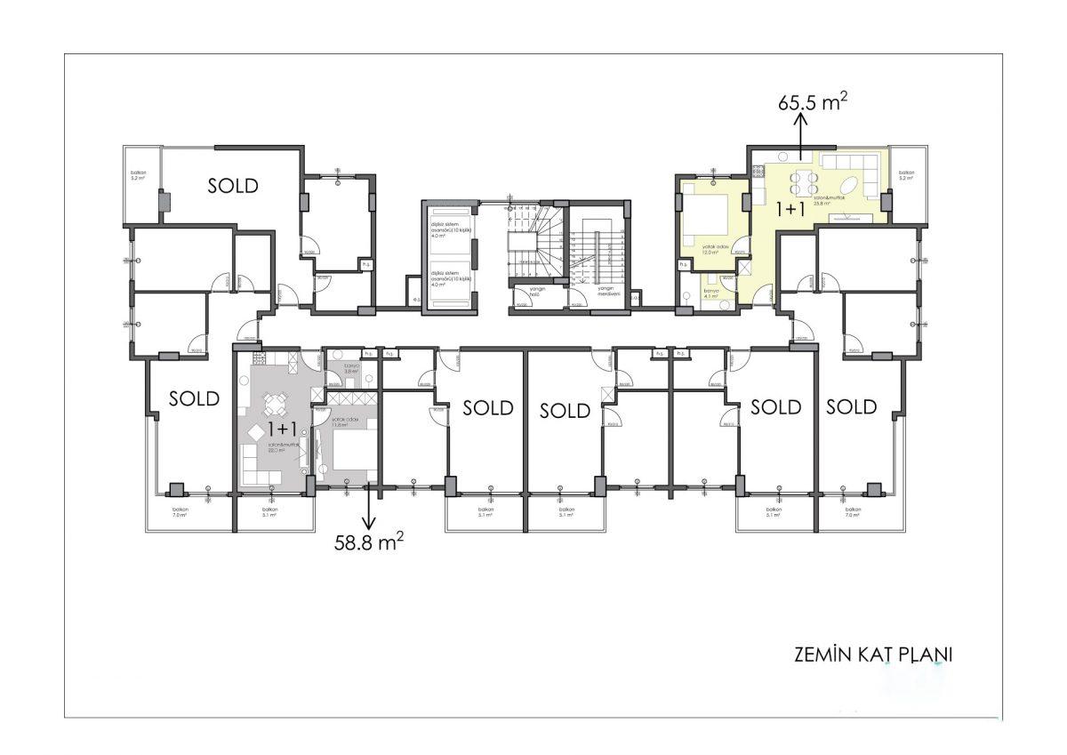 Premium class apartments in the center of Alanya - Umbrella Group - Photo 56