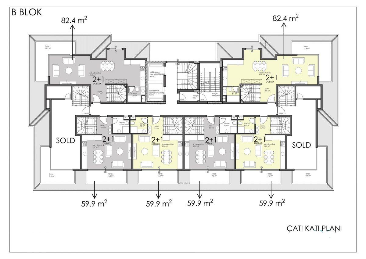 Premium class apartments in the center of Alanya - Umbrella Group - Photo 57