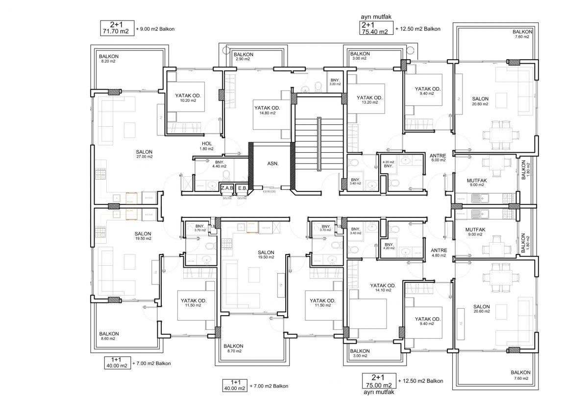 Apartments and penthouses in a new residential complex in Kargicak - Umbrella Group - Photo 32