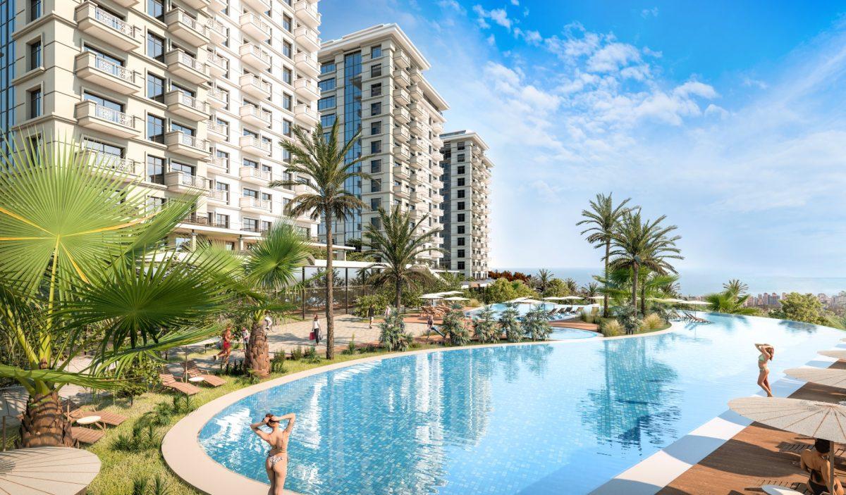 Apartments in a luxury residential complex with a private beach in Mahmutlar - Umbrella Group - Photo 4
