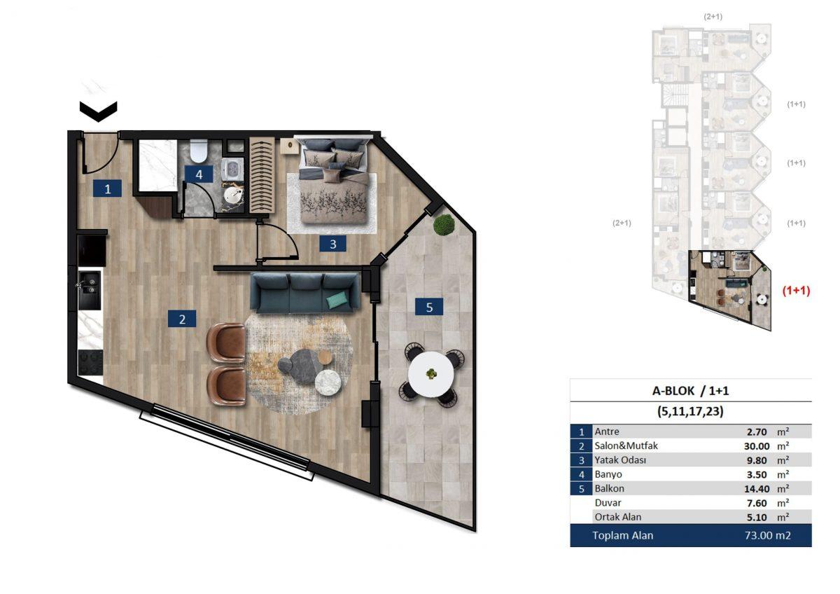Premium investment project in the center of Alanya - Umbrella Group - Photo 22