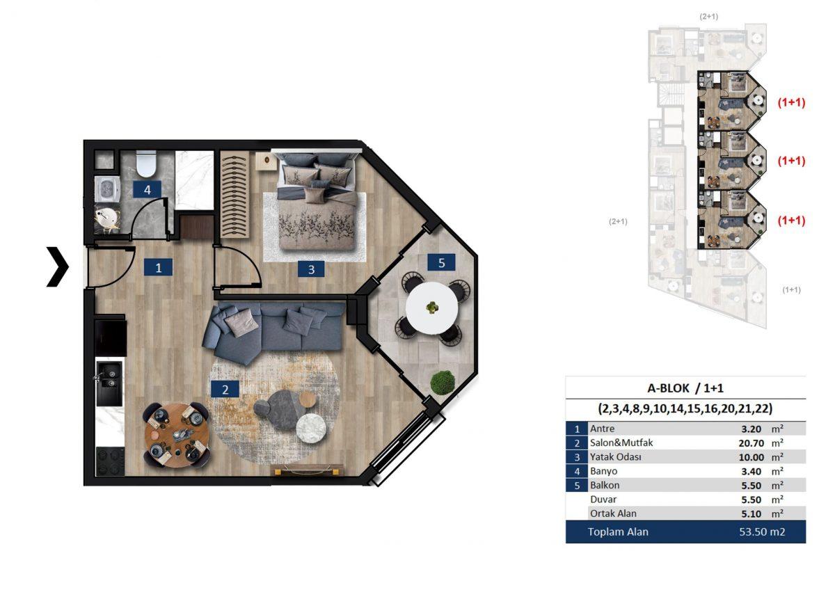 Premium investment project in the center of Alanya - Umbrella Group - Photo 23