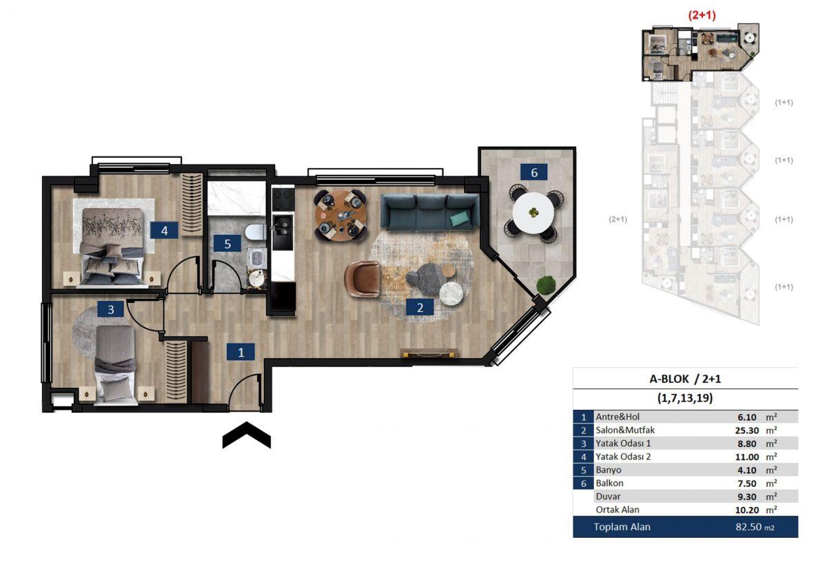 Premium investment project in the center of Alanya - Umbrella Group - Photo 25