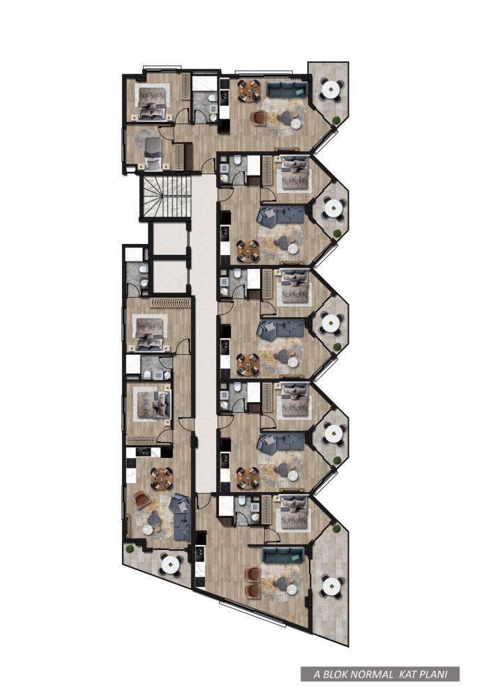Premium investment project in the center of Alanya - Umbrella Group - Photo 32