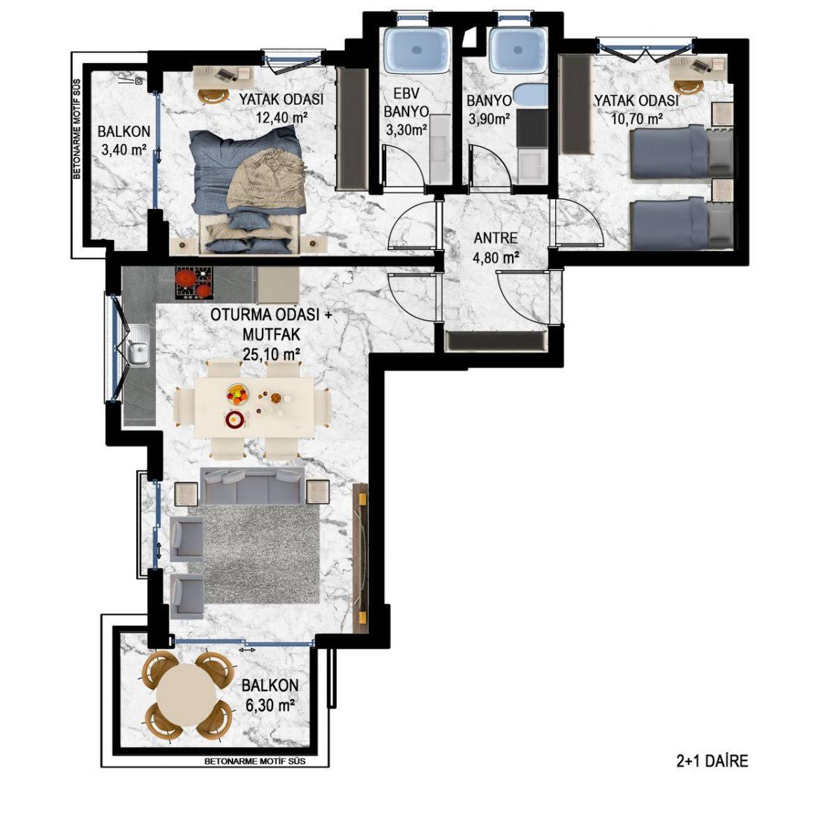 Apartments in a modern residential complex in Kestel - Umbrella Group - Photo 20