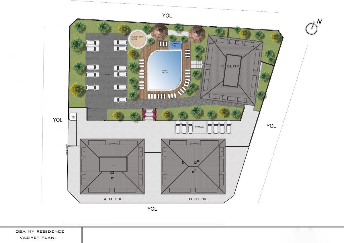 Apartments with a separate kitchen in a new residential complex in Oba - Umbrella Group - Photo 24