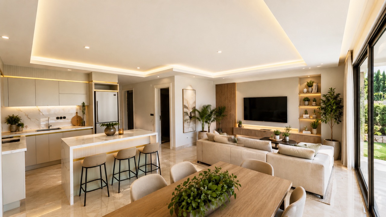 Вілла 3+1 з видом на море в Kестель, Аланья - 248 м² | ID U2386 - Фото 13