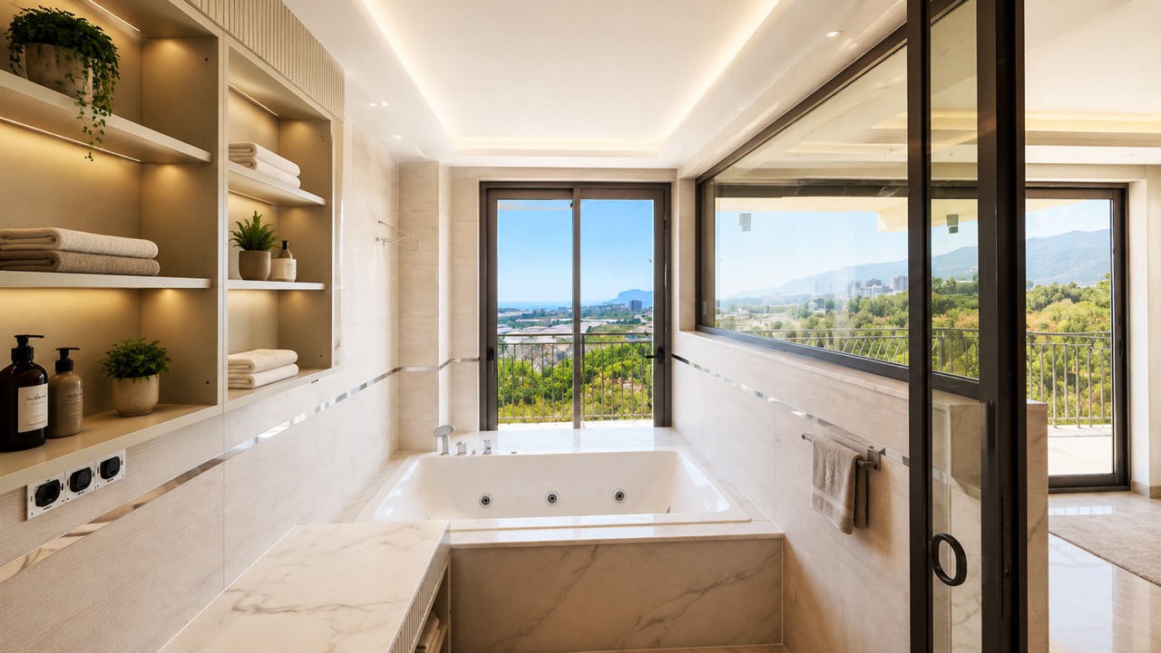 Вілла 3+1 з видом на море в Kестель, Аланья - 248 м² | ID U2386 - Фото 20