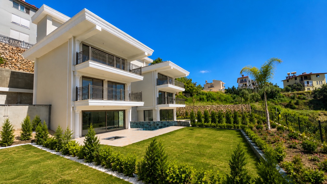 Вілла 3+1 з видом на море в Kестель, Аланья - 248 м² | ID U2386 - Фото 8