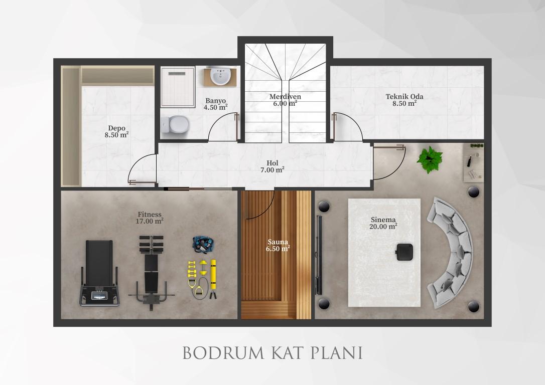 New project of ultra-modern villas with panoramic sea views in the area of Bektas - Umbrella Group - Photo 33