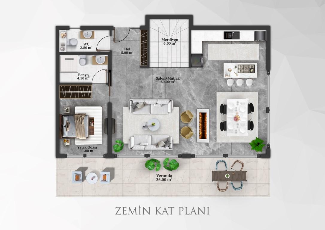 New project of ultra-modern villas with panoramic sea views in the area of Bektas - Umbrella Group - Photo 32