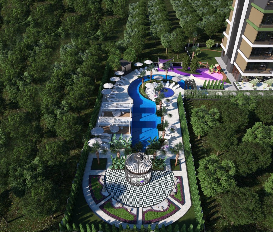 New investment project on the Mediterranean coast of Mahmutlar - Umbrella Group - Photo 6