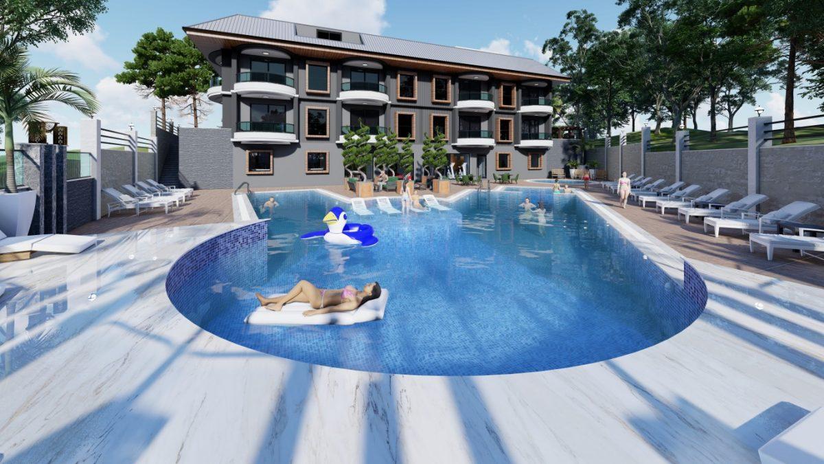 New project in 400 meters from the sandy beach of Incekum - Umbrella Group