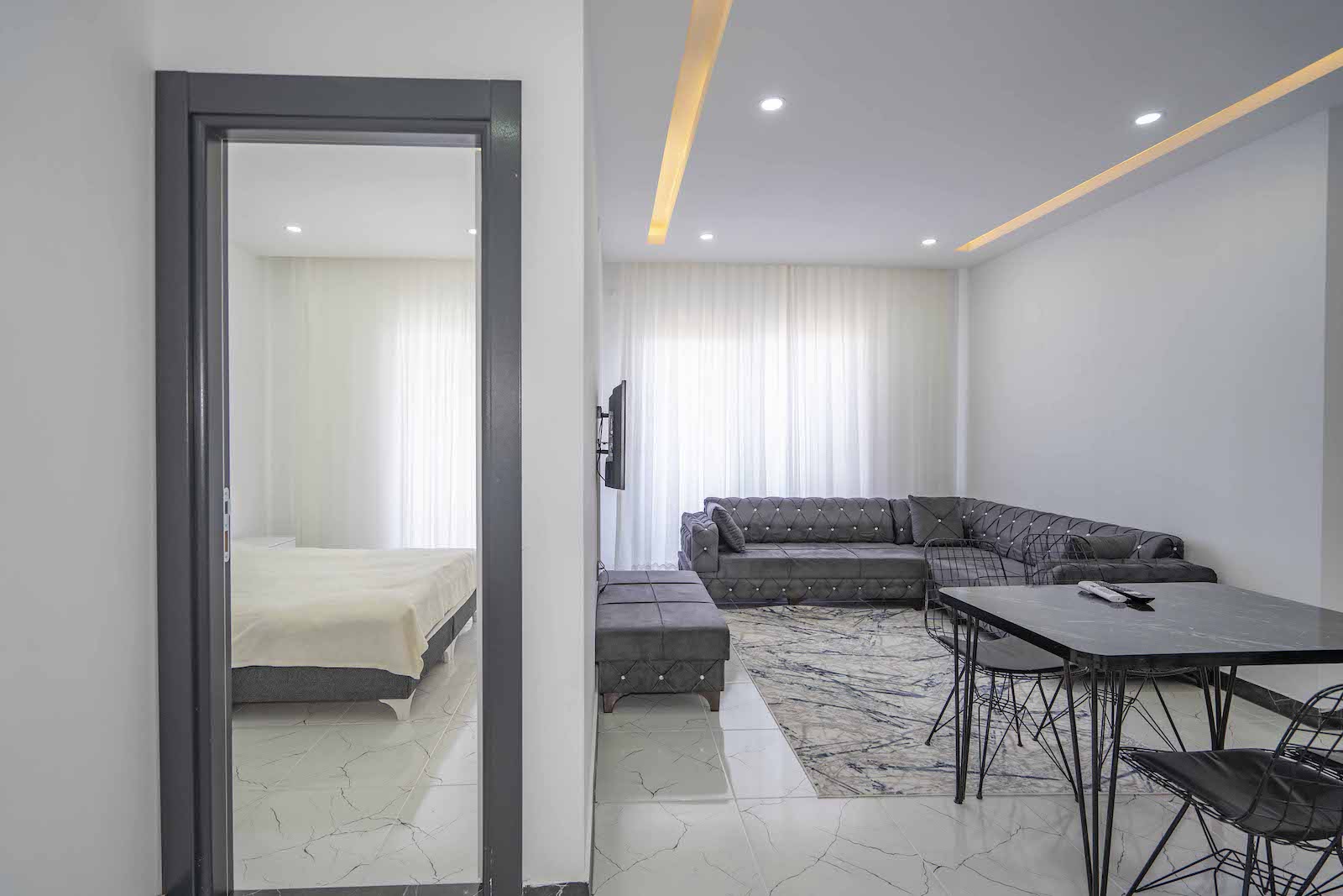 Furnished 1+1 apartments in a new complex in the greenest area of Avsallar, Alanya - Umbrella Group - Photo 20