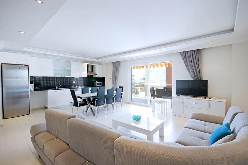 Three-bedroom penthouse in Avsallar area  - Umbrella Group