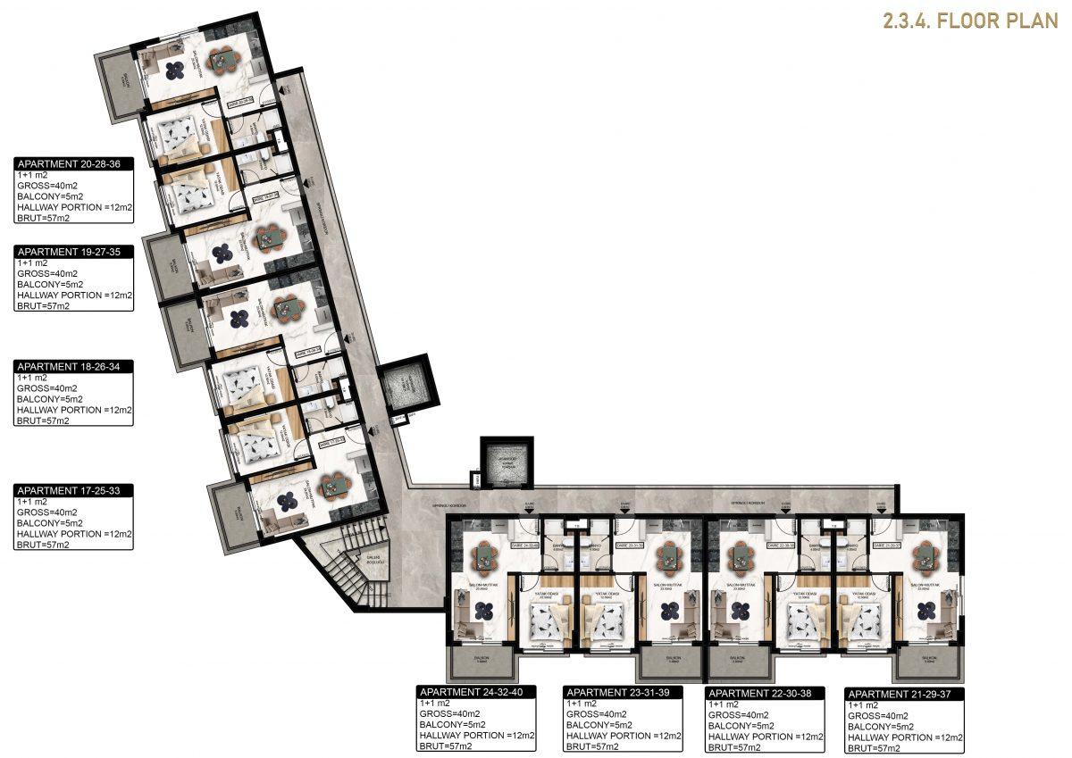 Residential complex with convenient layouts in Gazipasa - Umbrella Group - Photo 39