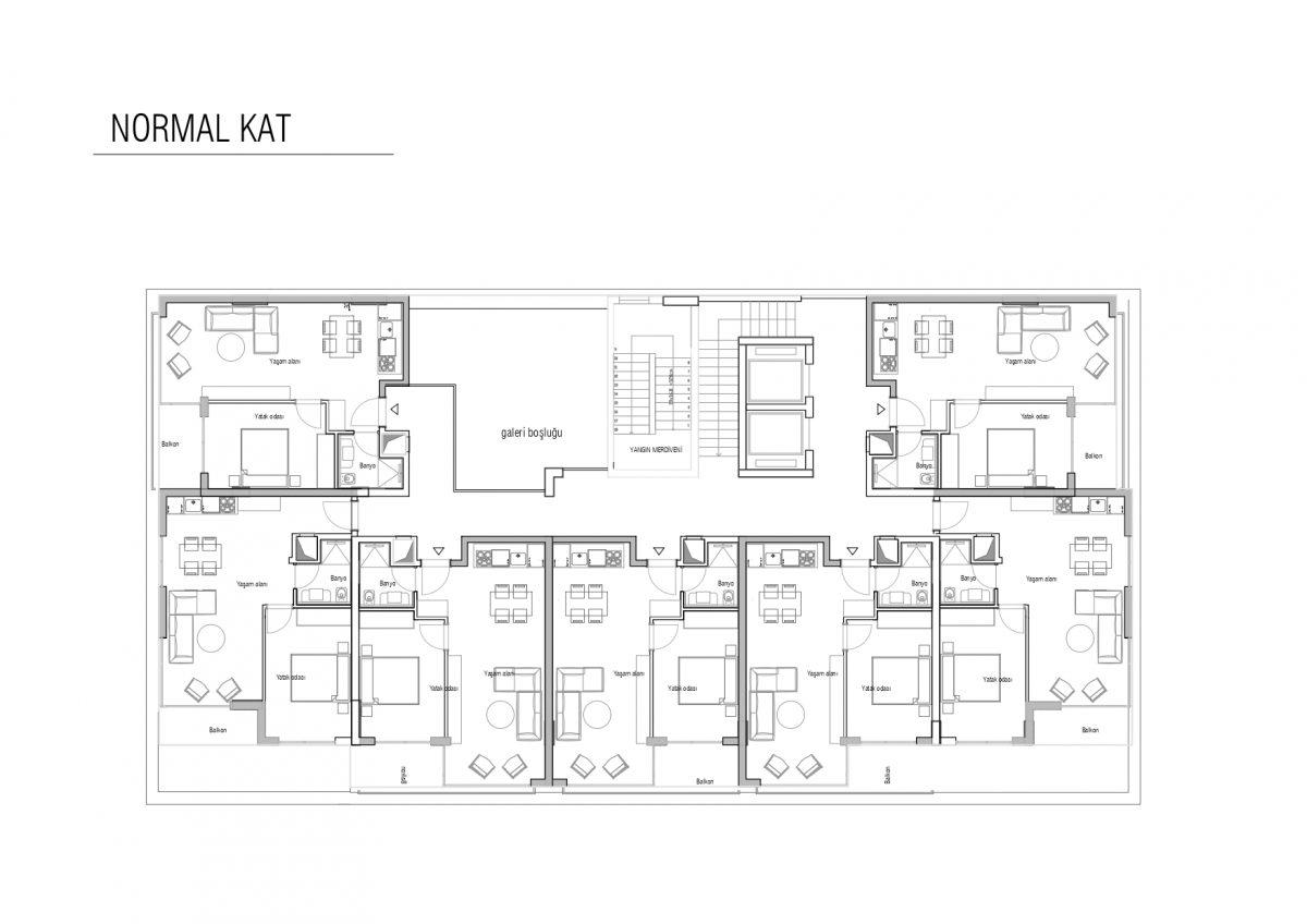 Residential complex in Alanya center, 450 meters from the sea - Umbrella Group - Photo 9