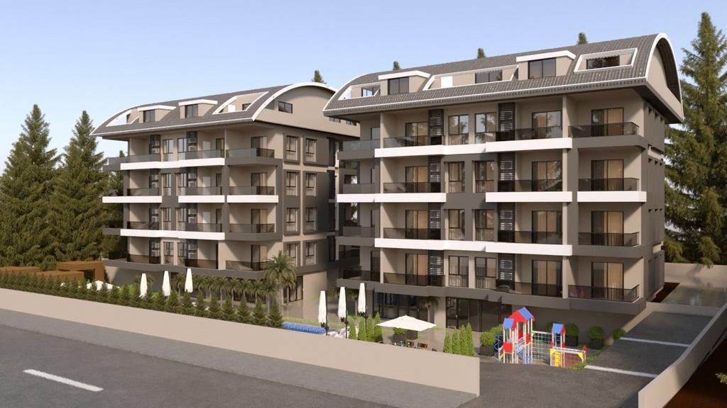 Investment project under construction in Oba, Alanya - Umbrella Group