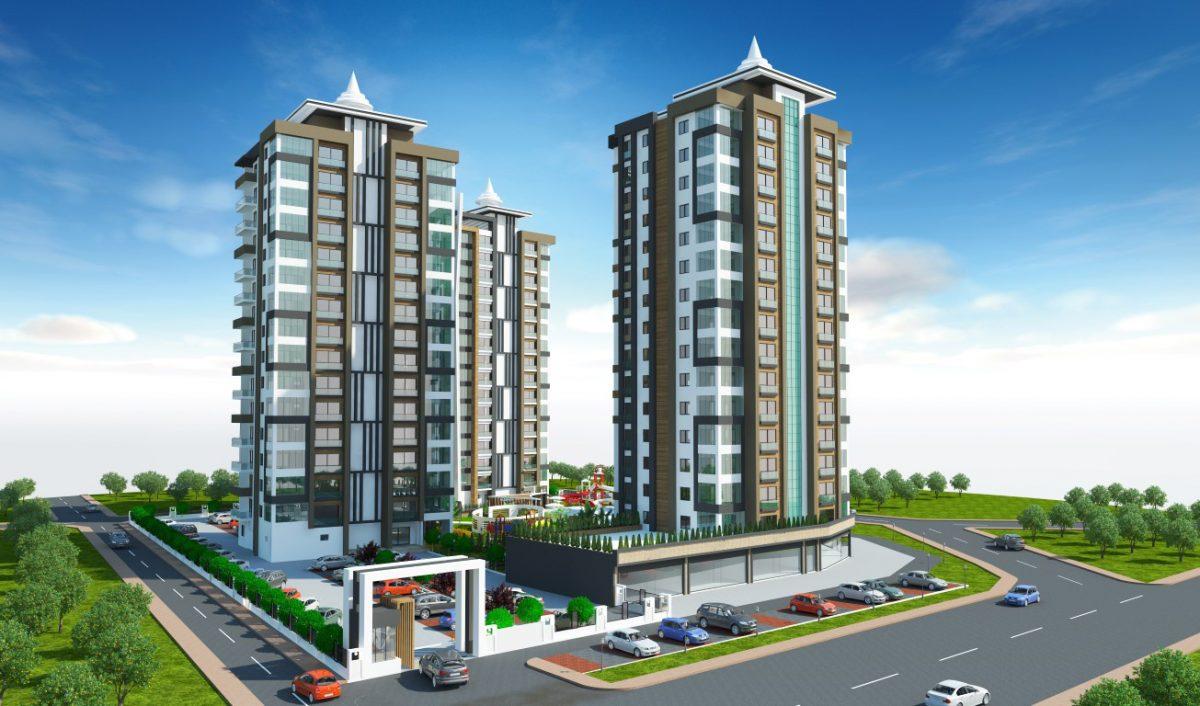 Design of a modern residential complex with spacious layouts in Mersin - Umbrella Group