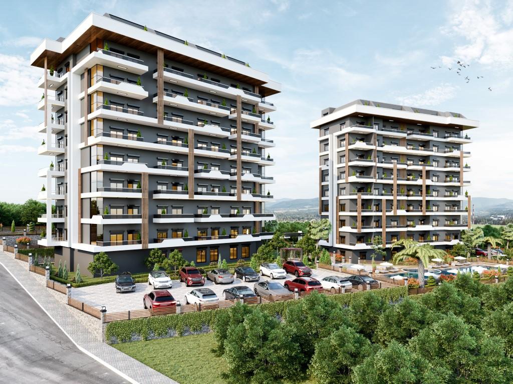 New residential complex with mountain view and modern infrastructure in Alanya (Pyjallar) - Umbrella Group