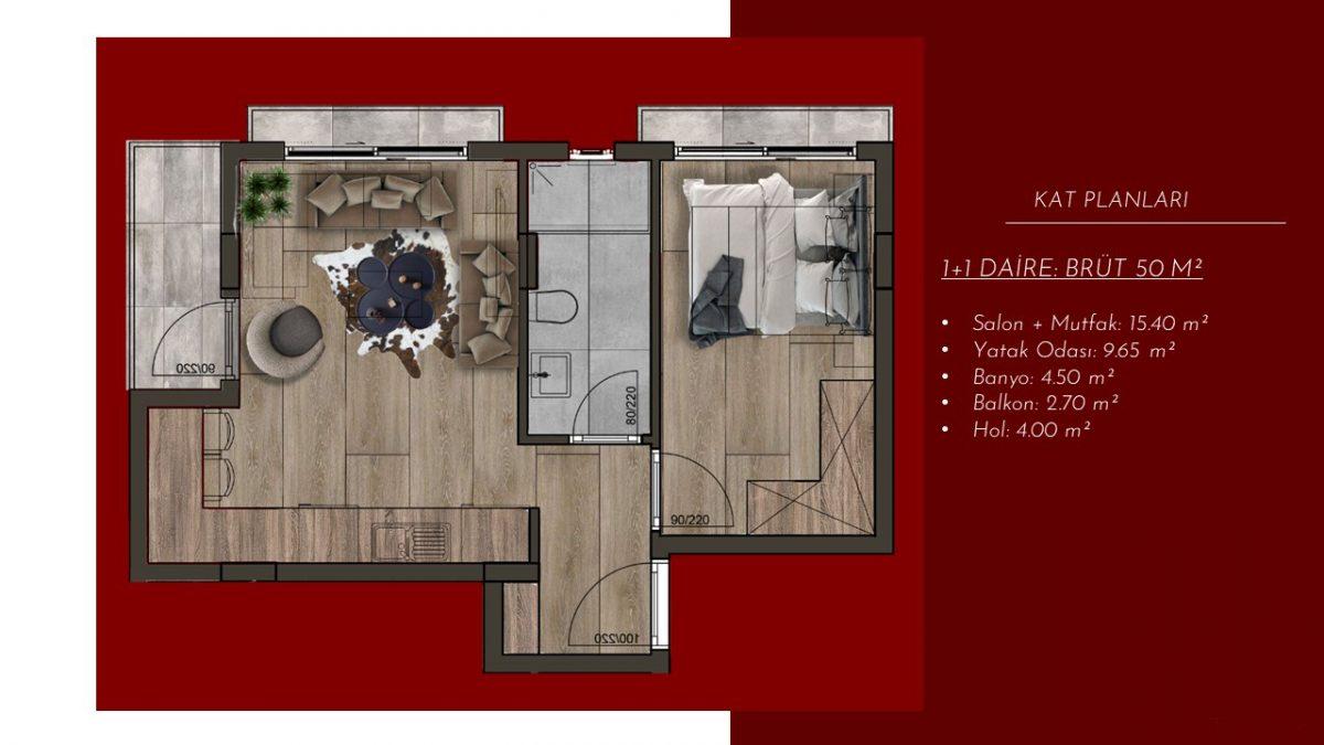 Investment project with apartments of popular planning in the center of Alanya - Umbrella Group - Photo 6