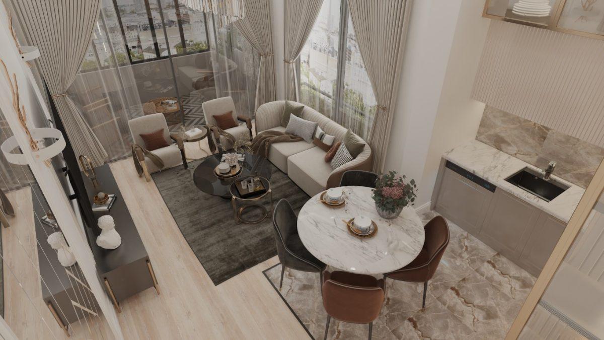 Project of a modern residential complex in the city of Mersin near the sea - Umbrella Group - Photo 29