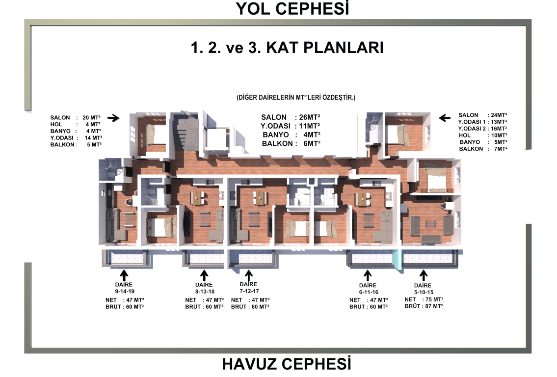 A residential complex under construction in Gazipasa with good infrastructure - Umbrella Group - Photo 20