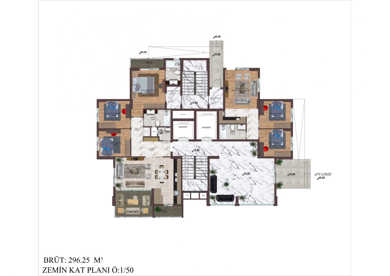 Project of a modern residential complex in the city of Mersin near the sea - Umbrella Group - Photo 40
