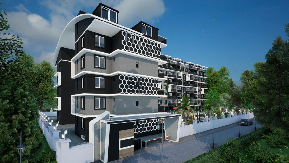A residential complex under construction in Gazipasa with good infrastructure - Umbrella Group