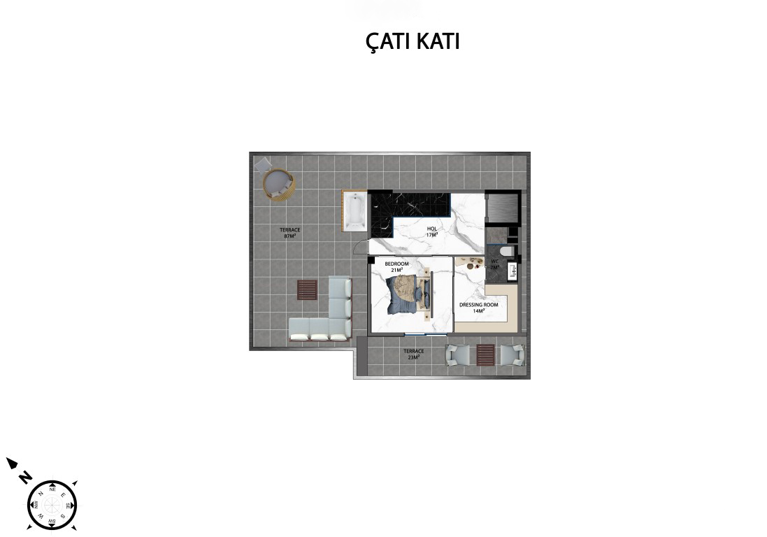 Project of new luxury villas with private pool in Kargyjak area - Umbrella Group - Photo 34