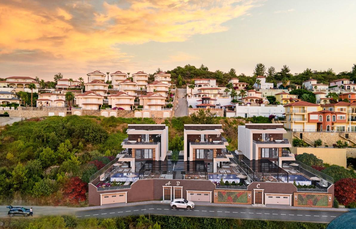 Project of new luxury villas with private pool in Kargyjak area - Umbrella Group