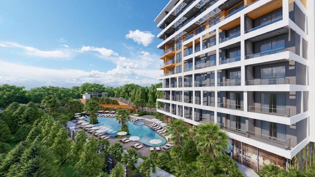 New seaside project in Tosmure with plans 1+1, 2+1 and 3+1 - Umbrella Group - Photo 6