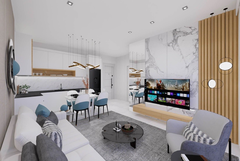 New seaside project in Tosmure with plans 1+1, 2+1 and 3+1 - Umbrella Group - Photo 21