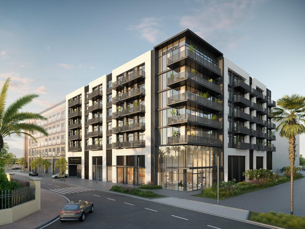 New project Belmot residence under construction located in the area of Jumeirah Village Triangle - Umbrella Group