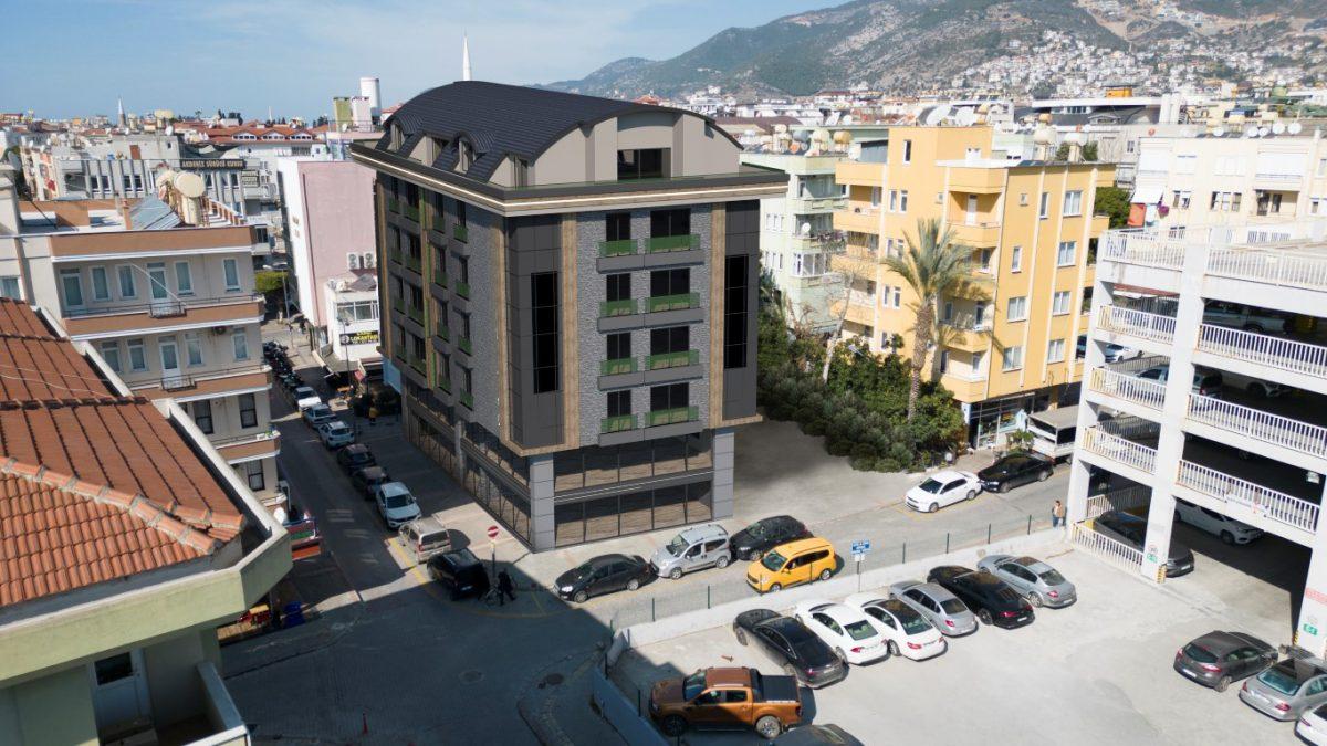 New project with commercial real estate in the center of Alanya - Umbrella Group