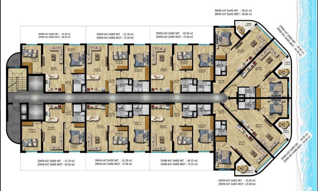 New cozy residential complex on the first coastline in the city of Mersin - Umbrella Group - Photo 14