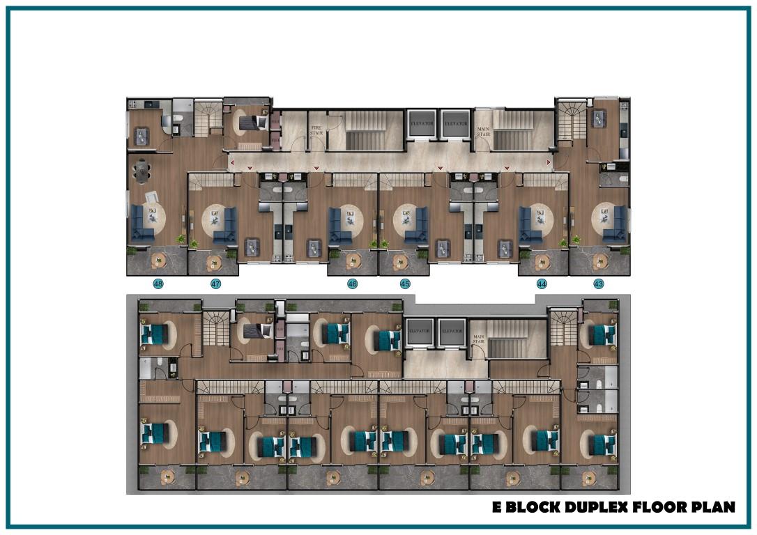 A new project of a modern residential complex with hotel infrastructure in Payallar - Umbrella Group - Photo 50