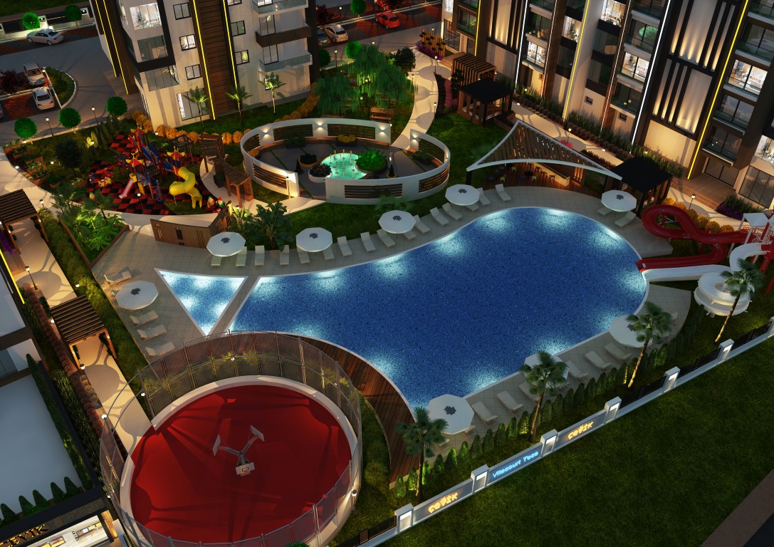 Design of a modern residential complex with spacious layouts in Mersin - Umbrella Group - Photo 12