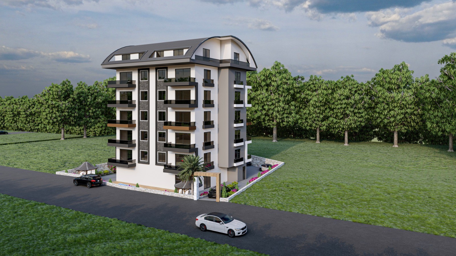 New complex under construction at a favorable price in the Avsallar region - Umbrella Group - Photo 3