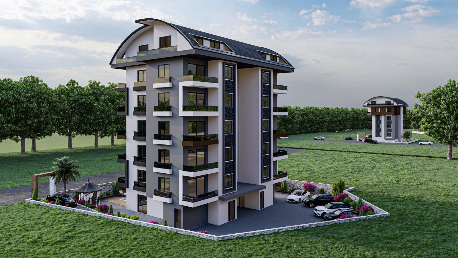 New complex under construction at a favorable price in the Avsallar region - Umbrella Group - Photo 2